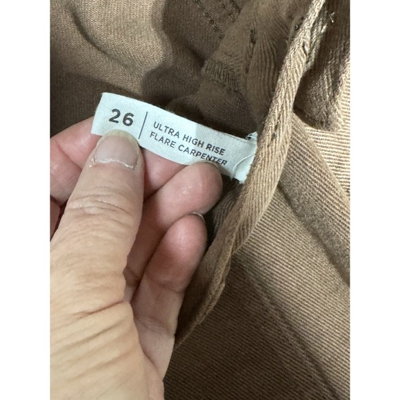 Brown Wide Leg Cargo Pants Utility Style Streetwear Trousers - Picture 8 of 16